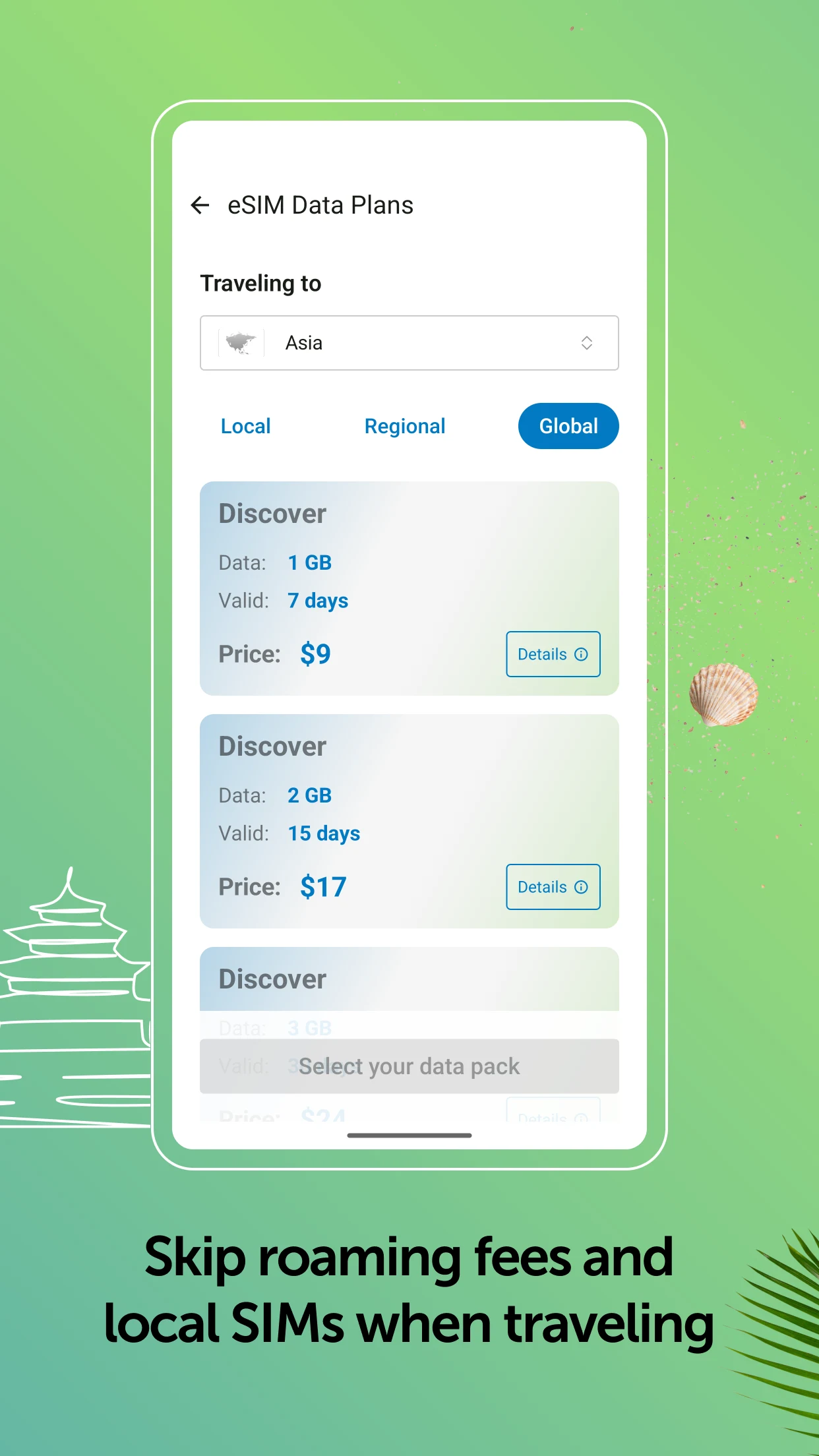 MobileSIM: Travel eSIM Data screenshot