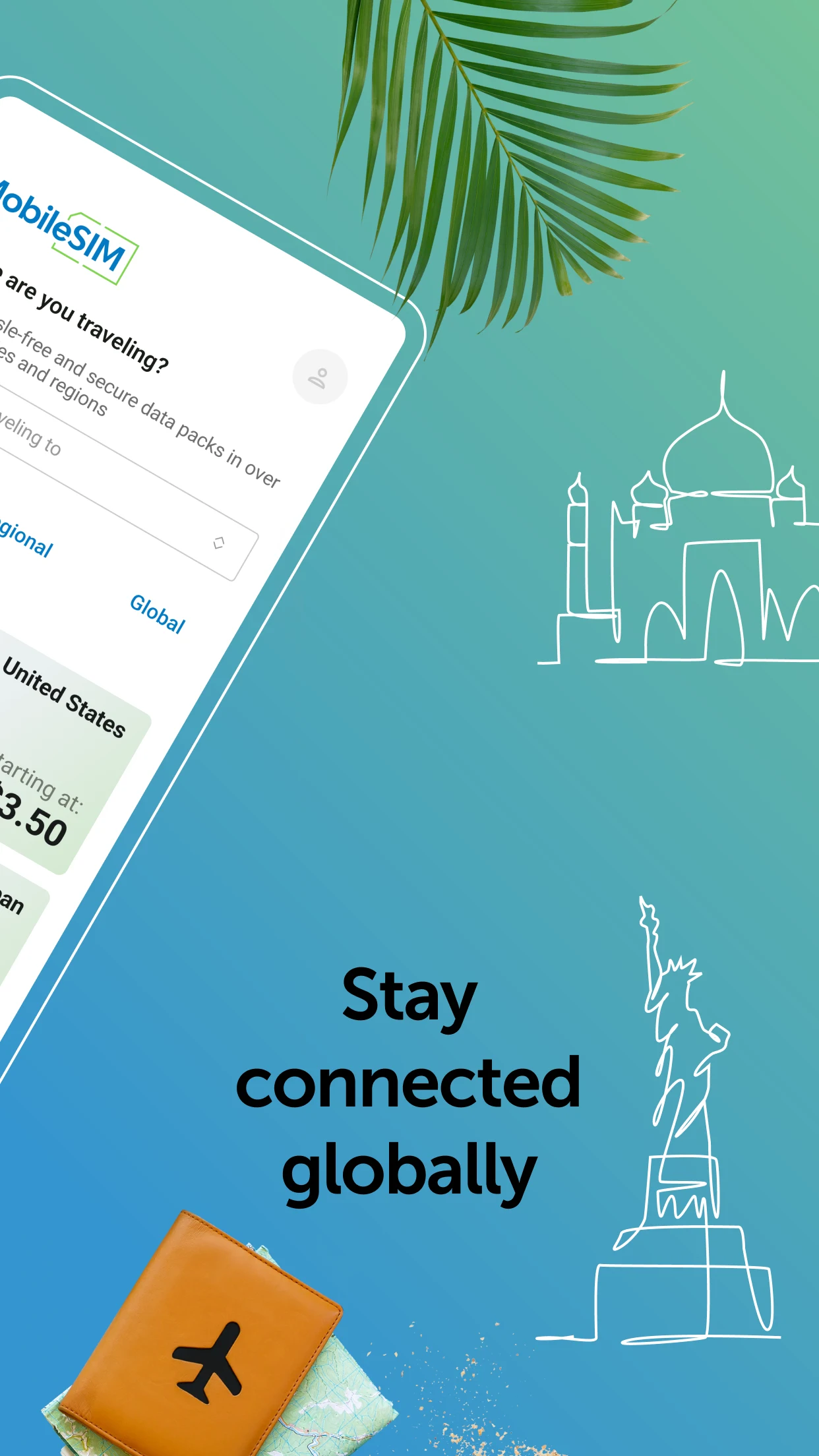 MobileSIM: Travel eSIM Data screenshot